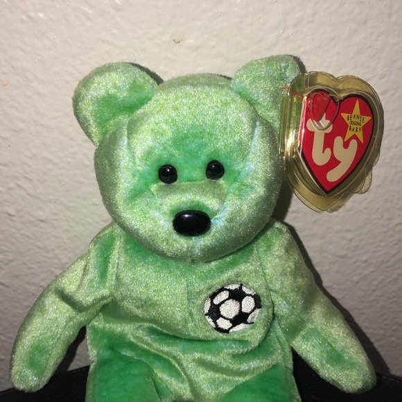 Kicks the Bear Beanie Baby Collectible - Picture 2 of 5